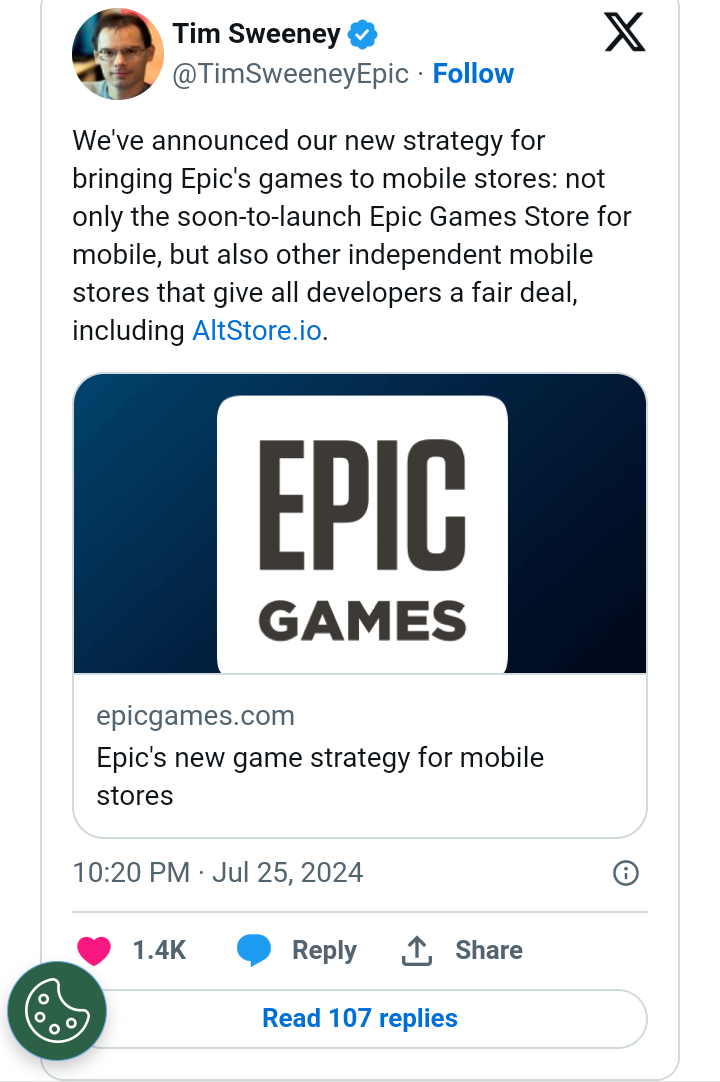 Epic Games is Set to Bring Fortnite to the Third-Party iOS App Store AltStore PAL 2 Screenshot 20240726 1058502