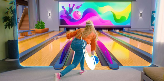 Meta's Mixed-Reality Wii Sports Clone: Home Sports 1 Screenshot 20241127 1052392