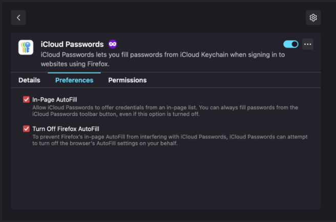 Apple Takes a Bite Out of Cross-Platform Password Management: New iCloud Passwords Extension for Firefox on Mac 1 Screenshot 20241206 1947462