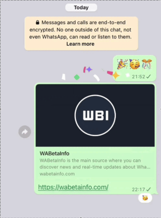 WhatsApp's Festive Surprise: Digital Confetti is Coming Soon 1 Screenshot 20241223 0347352