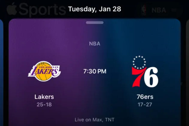 Apple Sports App Gets a Boost: Easier Navigation, Broadcast Info, and Expanded Soccer Coverage 1 Screenshot 20250127 2212182