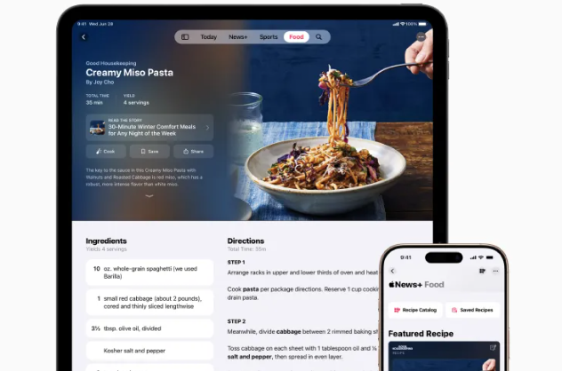 iOS 18.4 Brings Apple News Plus Food: Thousands of Recipes at Your Fingertips 1 Screenshot 20250222 1808462