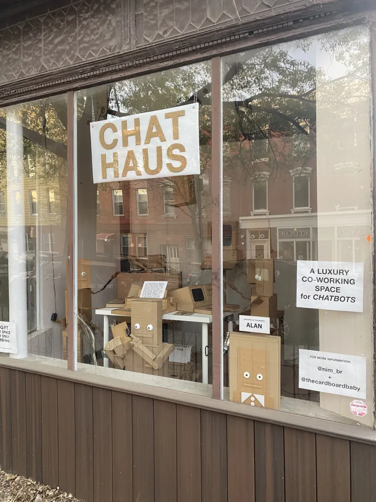 Chat Haus: The Cardboard Coworking Space for AI Chatbots 1 blogger image tgZq9ZLZUr