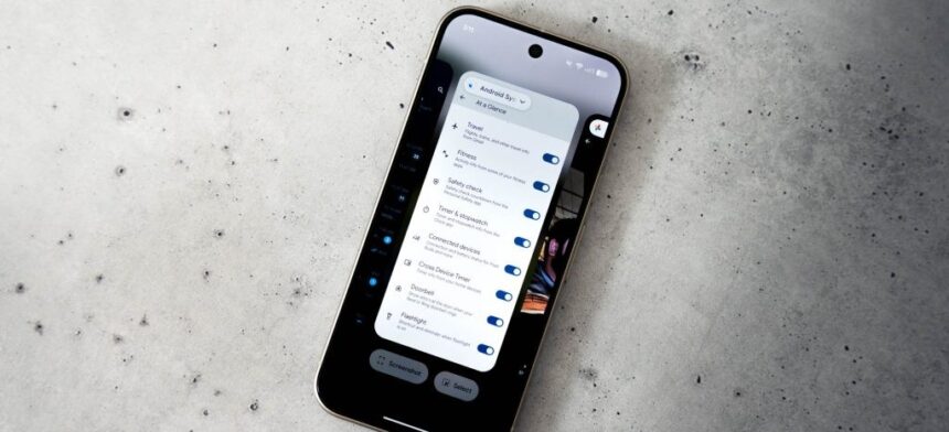 Anroid 16 QPR1 Recents menu 12