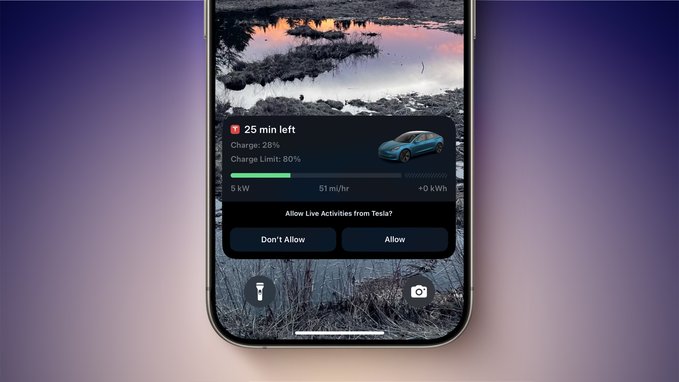 Tesla Adds Live Supercharging Updates to iPhone Lock Screen 1 blogger image JioIAldhtK