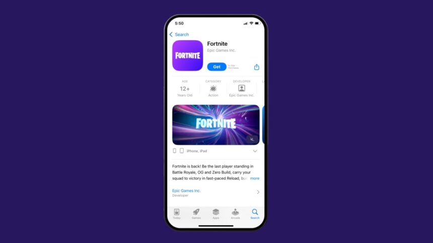 Fortnite Returns to iOS App Store After 5-Year Ban 1 blogger image tAYTEgm6t2