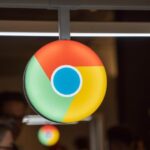 chrome logo sign 22