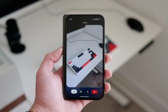 Gemini Live Video on Pixel Fold 22