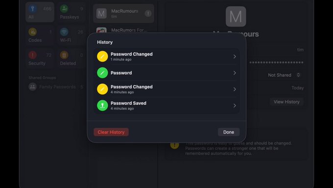 Apple Passwords App Adds Version History in iOS 26 1 blogger image