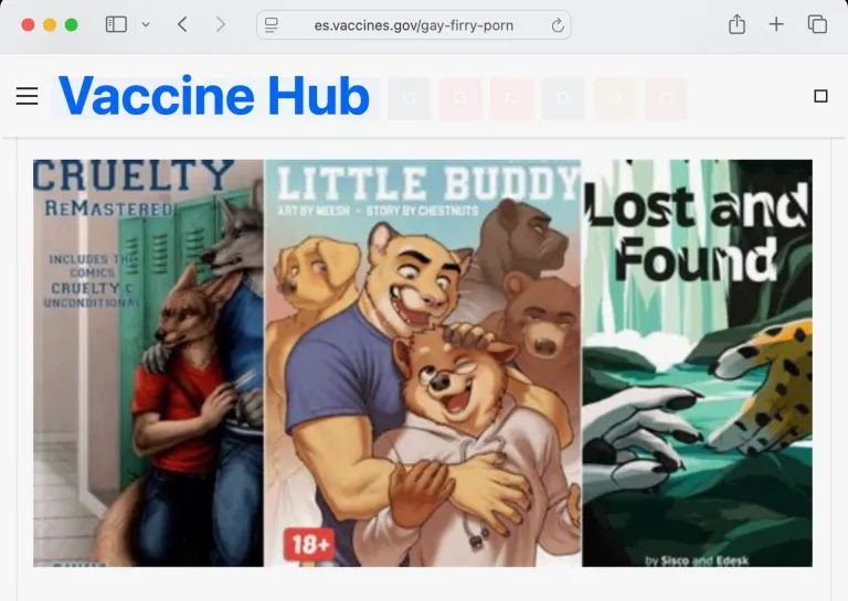 US Government Vaccine Website Hacked with AI Spam 1 blogger image
