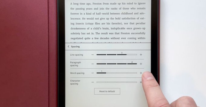 Amazon Kindle Update Enhances Accessibility with New Text Spacing Tools 1 blogger image