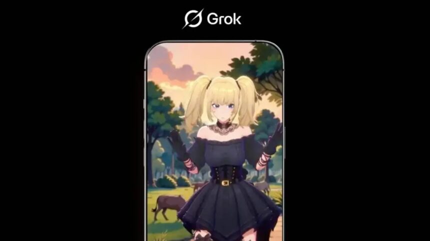 Elon Musk’s Grok Introduces AI Companions Like Goth Anime Girls 1 blogger image 9laEHLrE29