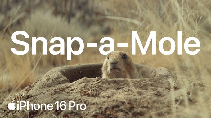 Snap-a-Mole iPhone 16 Pro Ad Highlights Camera Control 1 blogger image P3h1LJFr2J