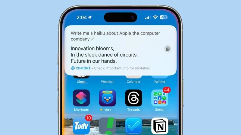 iOS 26 to Feature ChatGPT-5 in Apple Intelligence 1 blogger image yPlQzgNUwt
