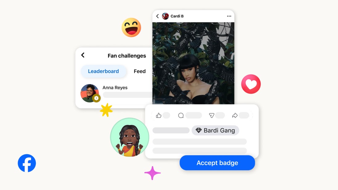 Facebook Adds Fan Challenges And Custom Badges For Creators 1 blogger image 91lTdJzipW