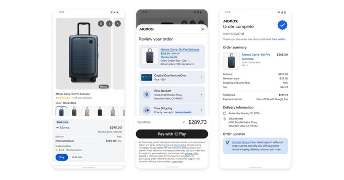 Gemini App and AI Mode Adding Product Checkout, Google Search Getting ‘Business Agents’
