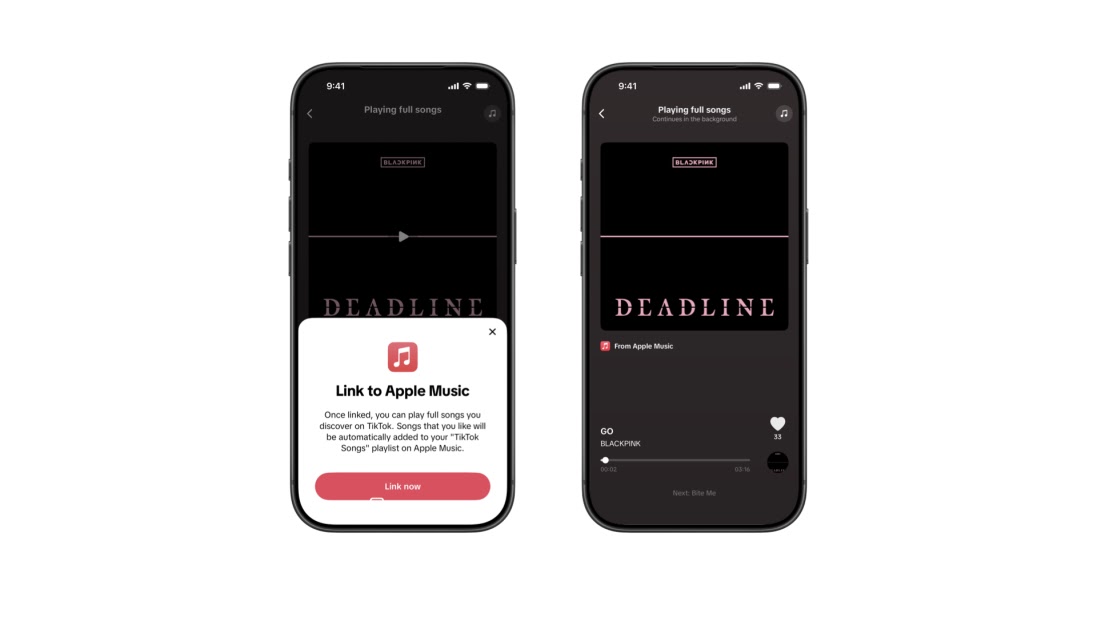 TikTok Now Lets Apple Music Subscribers Play Full Songs Without Leaving The App 1 blogger image Hma5T3CtFA