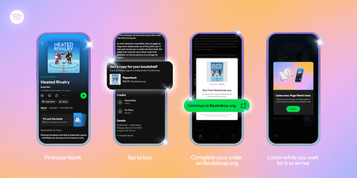Spotify Launches The Ability To Purchase Physical Books In The US And UK 1
