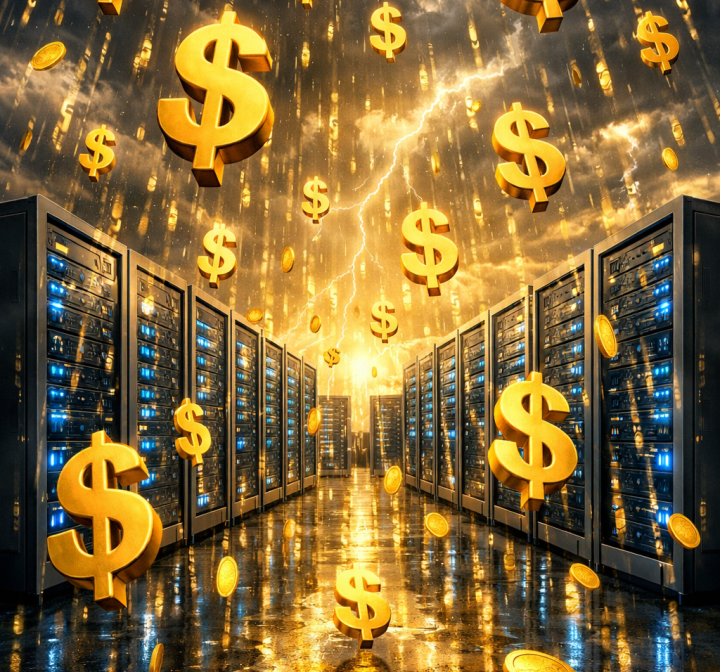 dollar signs data center