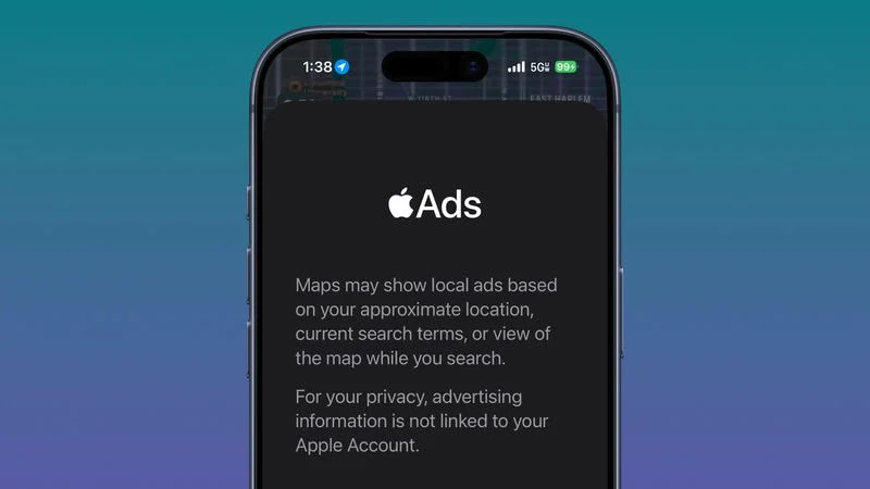 ios 26 2 ads maps app