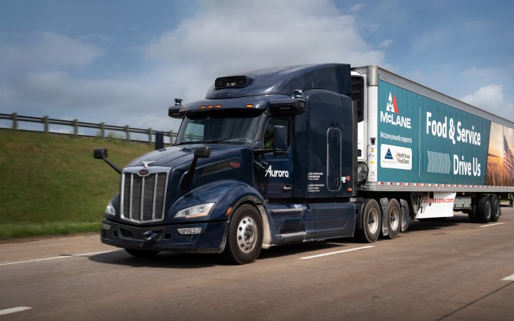 Aurora Mclane autonomous trucks