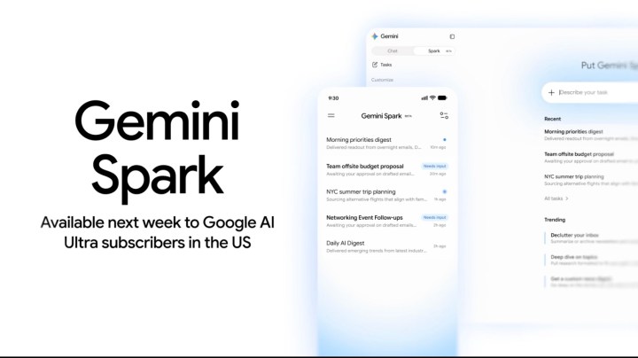 Google Introduces Gemini Spark, A 24/7 Agentic Assistant With Gmail Integration 1 spark