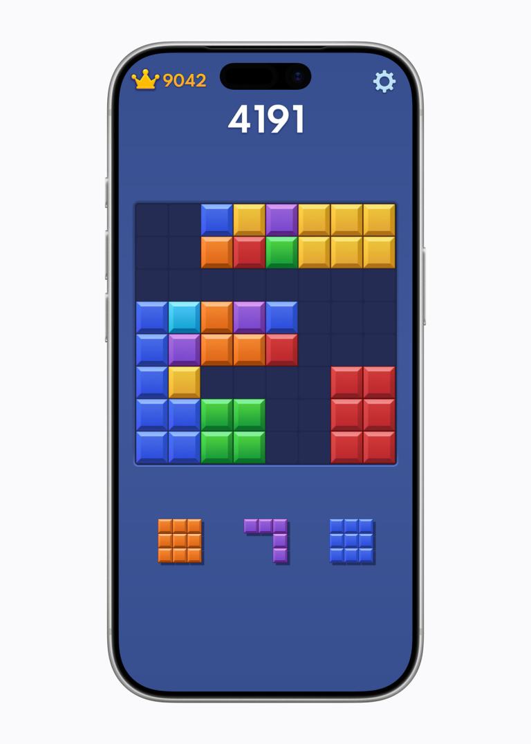 Block Blast!+ puzzle game interface on Apple Arcade