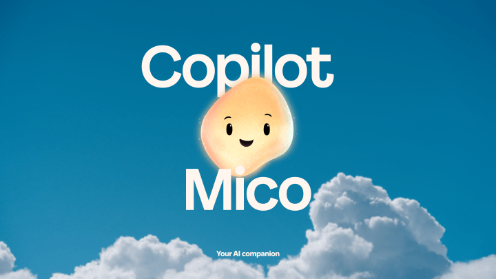 Microsoft Copilot app interface shown on mobile and desktop devices