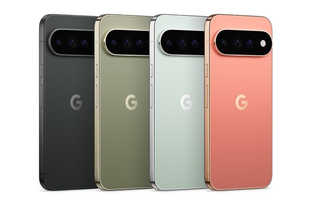 Google Pixel 11 phones displayed with Gemini AI interface on screens
